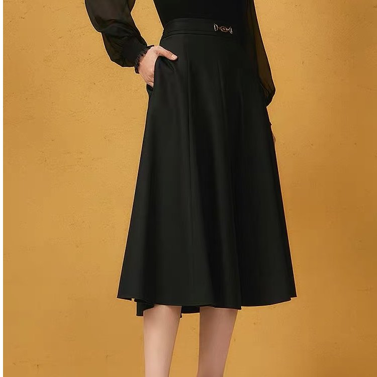 【进口面料】G+2025秋季新款专选优雅时尚半身裙0309