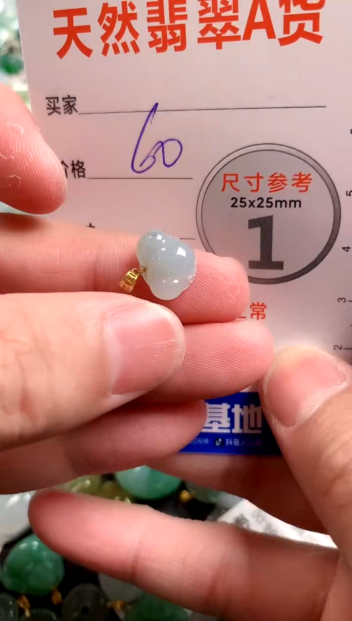 【闪购商品】翡翠颈饰18K金镶嵌14003448