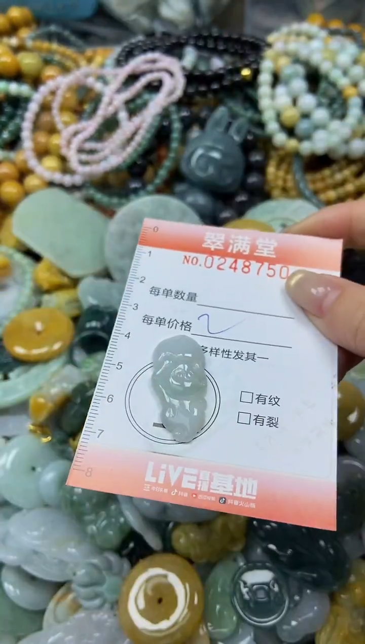 未镶嵌挂件翡翠闪购0248750