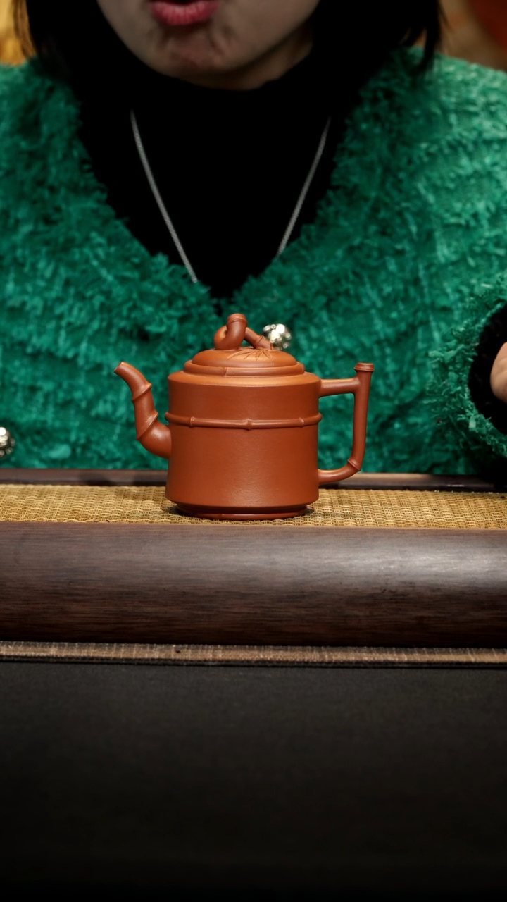 【闪购商品】紫砂茶壶汉章竹节