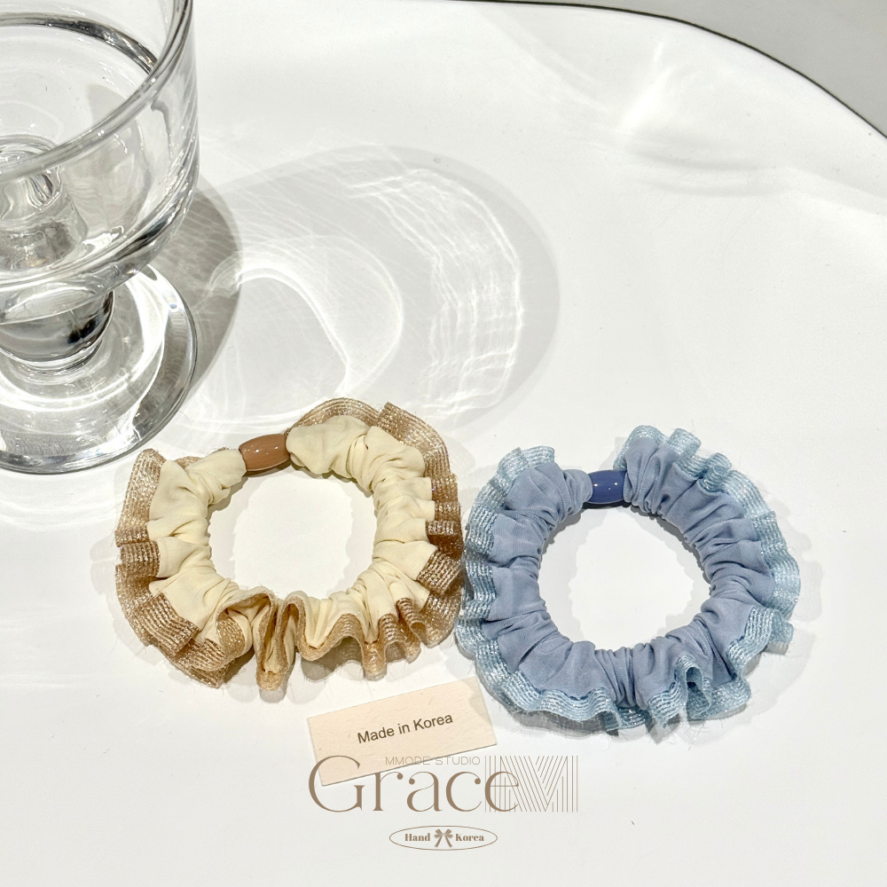 「闪闪发绳」韩国25盛夏百搭发绳高马尾发圈肠圈