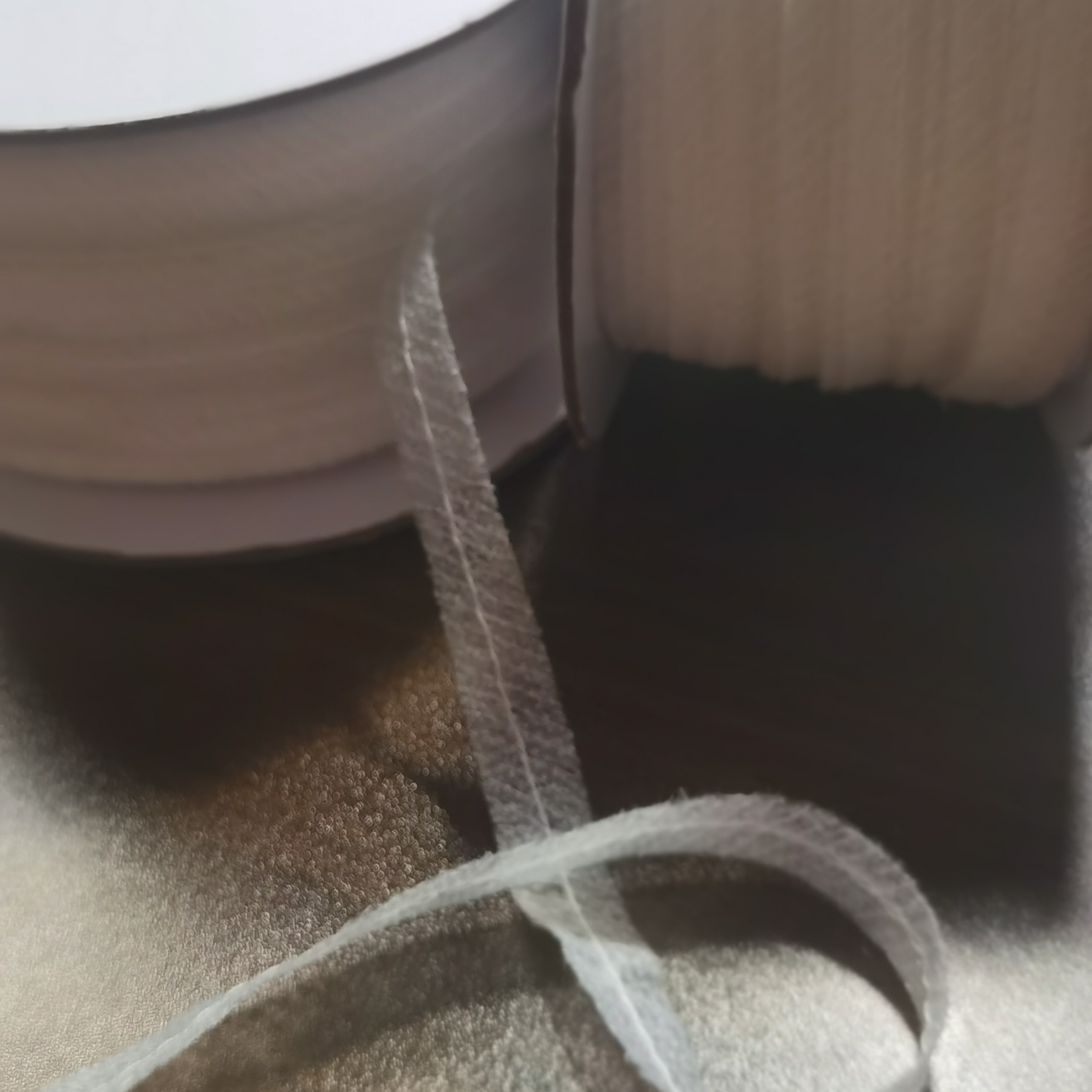 服装铺料1CM宽钦条籿领口袖圈旗袍双面羊绒通用钦条籿一卷100米