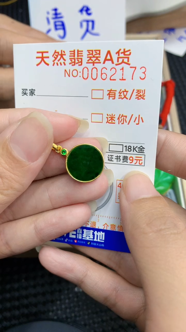 【闪购商品】翡翠颈饰银S925镶嵌            8