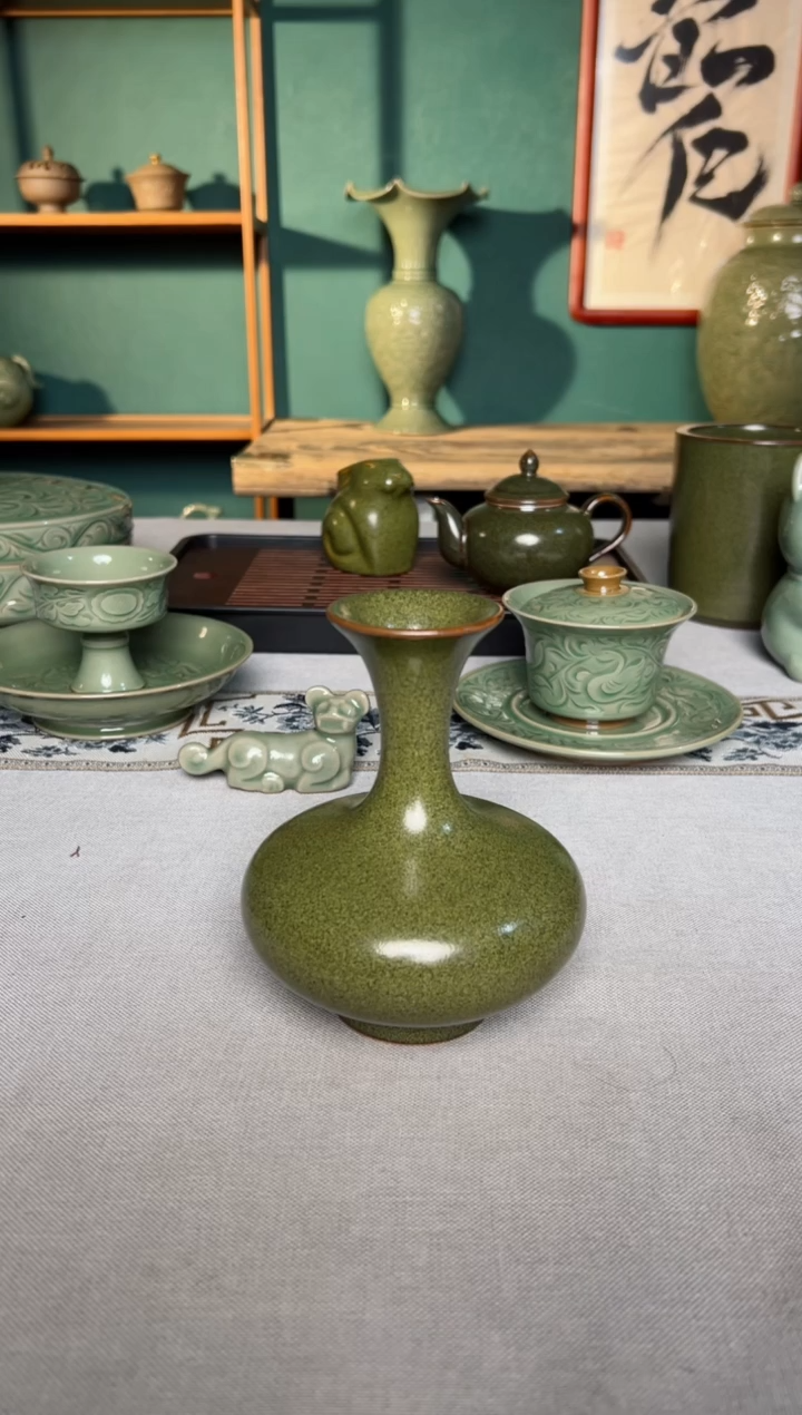 【闪购商品】其他耀州窑茶叶末釉鼓复玉壶春