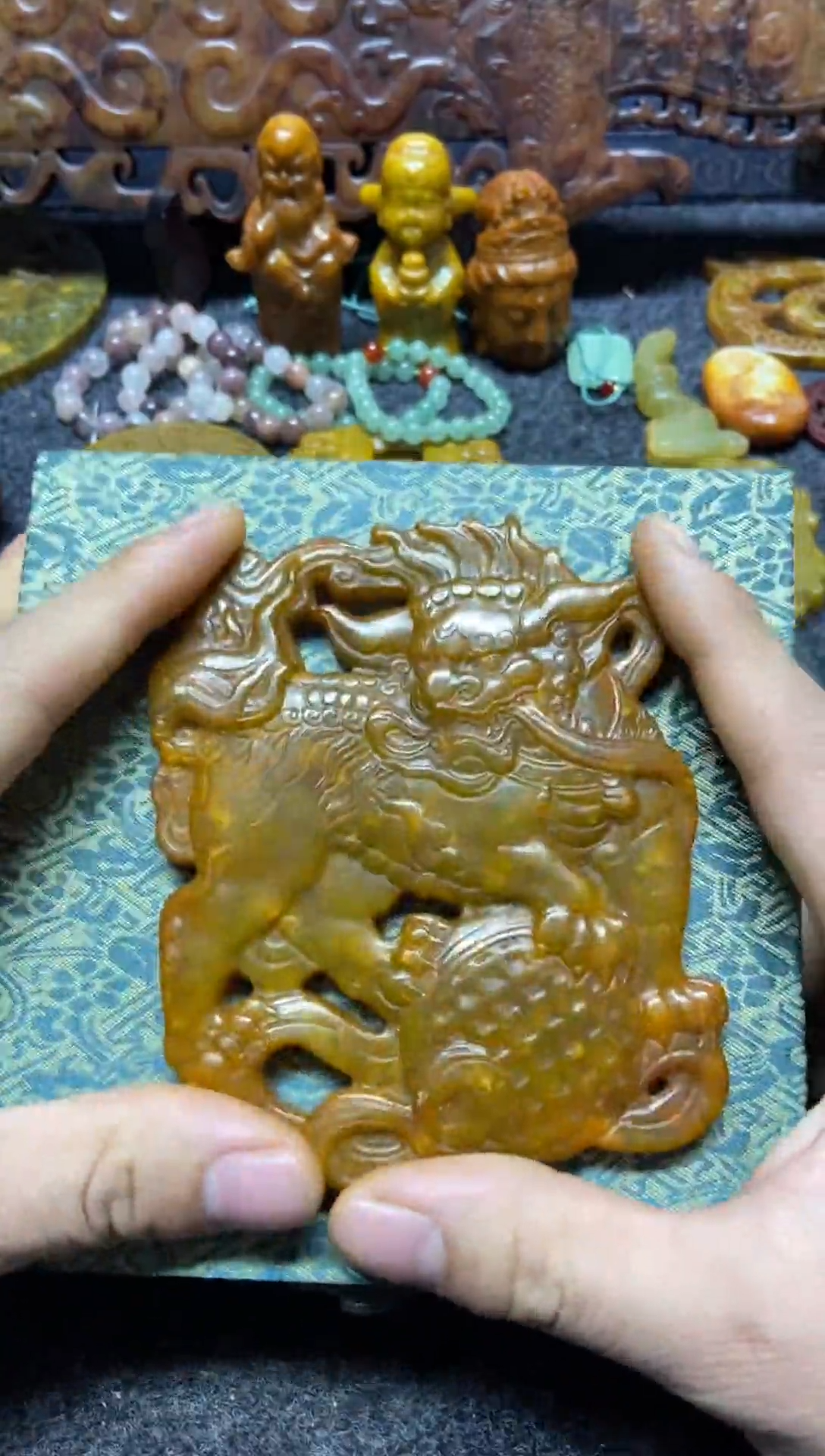 未镶嵌蛇纹石玉吊坠(不含链)直播间专用链接