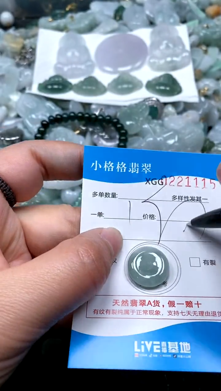 【闪购商品】翡翠颈饰未镶嵌闪购商品0221115