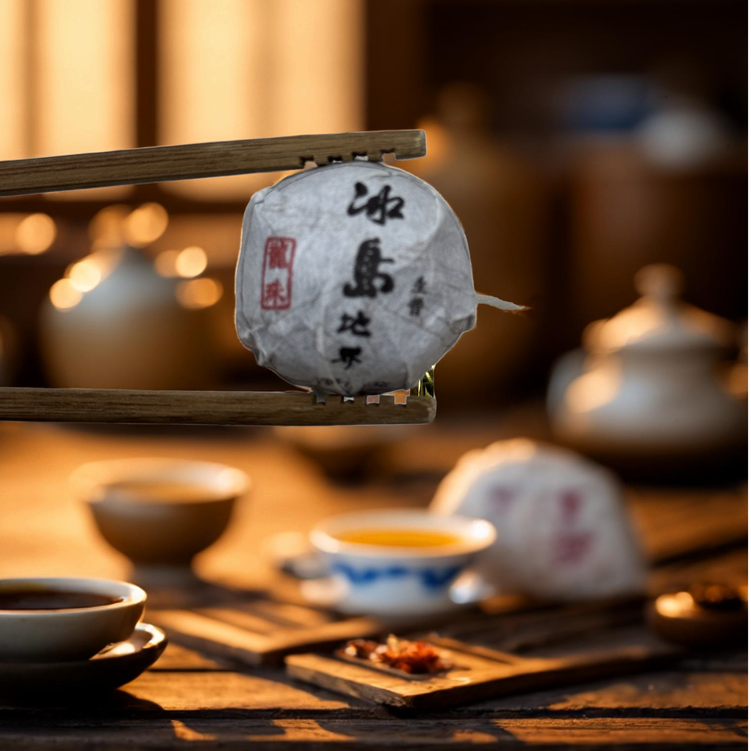 【带同款试喝1颗】2019冰岛地界古树秋茶龙珠生茶普洱兰花香冰糖韵