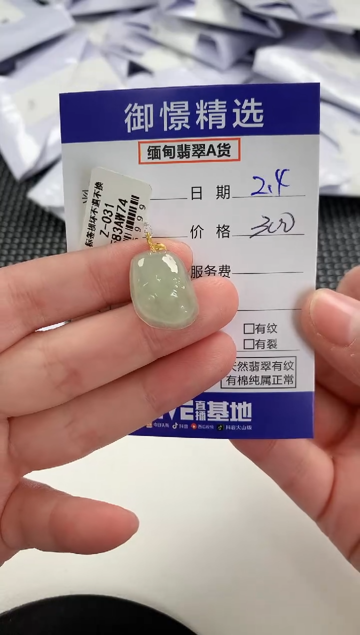 【闪购商品】翡翠颈饰未镶嵌77             