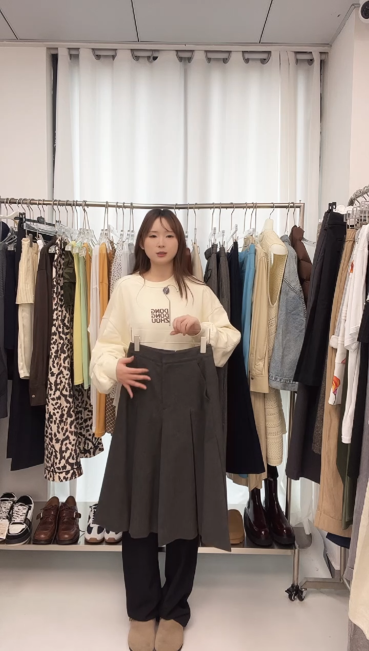 7号 recto 百褶羊毛半裙xs码和M码可选