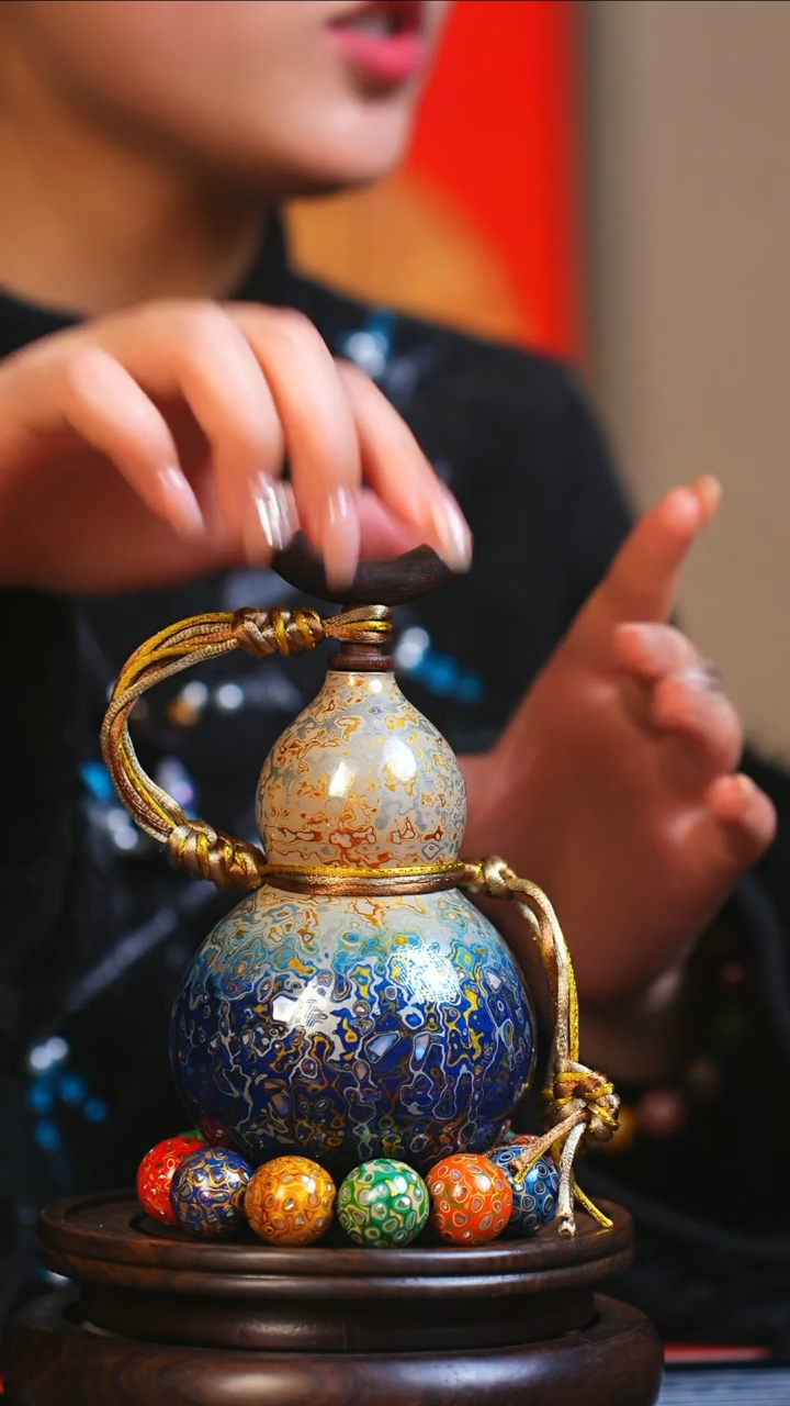 【闪购商品】JS113大师姐臻选非遗大漆酒葫芦