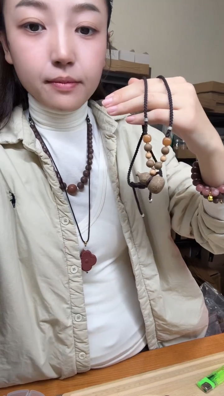 泥塑灵嗅拂尘葫芦合香牌