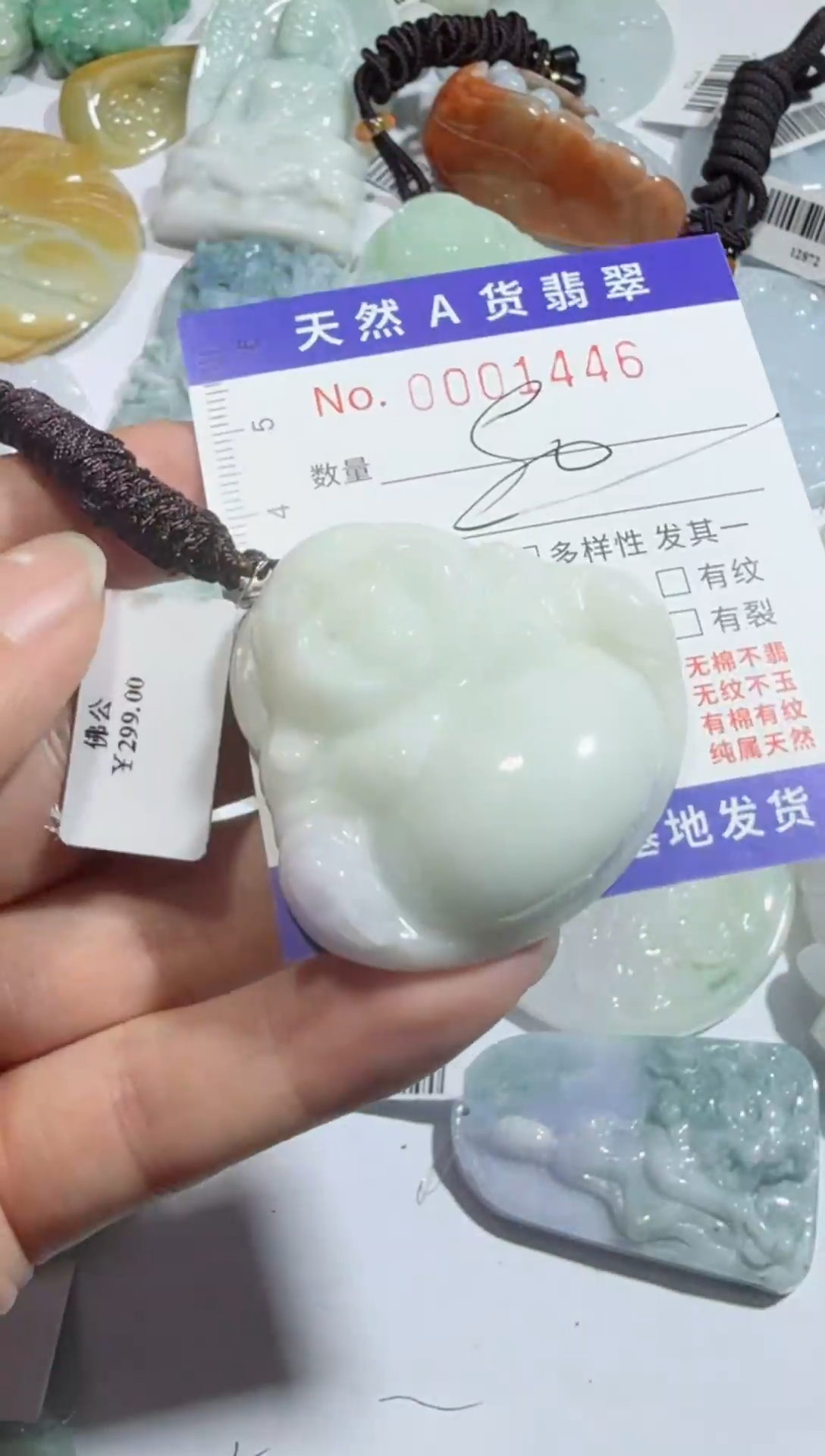 【闪购商品】翡翠颈饰未镶嵌00001446