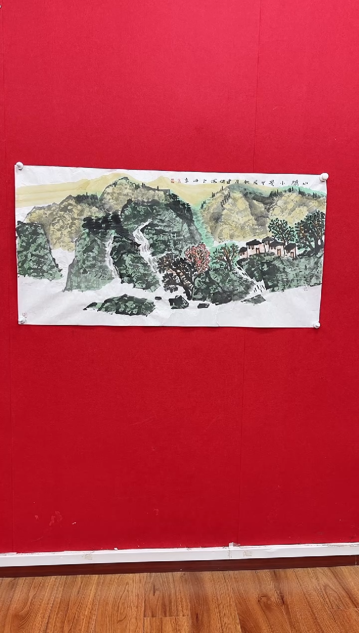 国画y天津人美-董建明国画8平尺