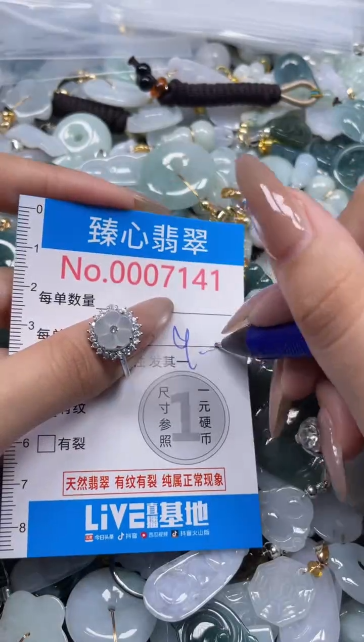 颈饰未镶嵌翡翠7141