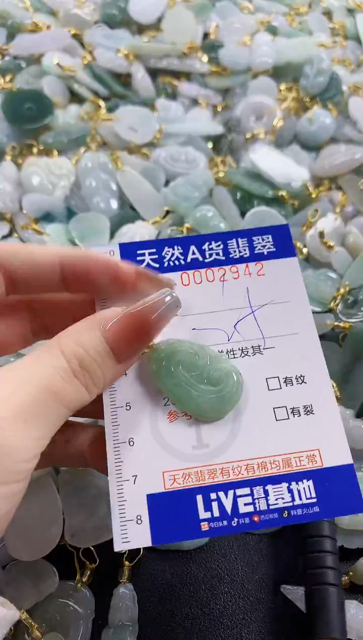 颈饰未镶嵌翡翠天然A货翡翠