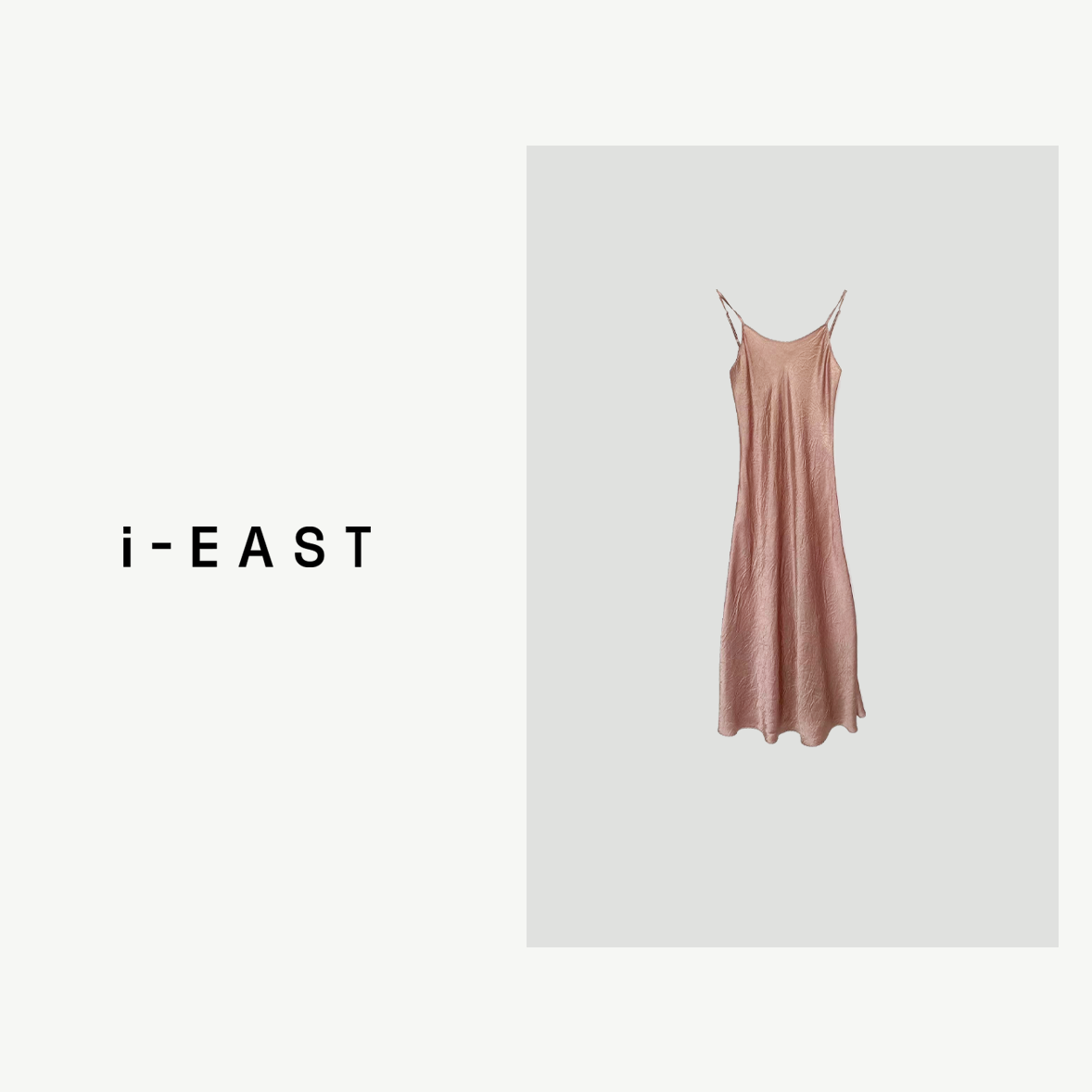 i-EAST 邂逅美丽~ 气质时尚氛围感十足吊带连衣裙-4X Q32641