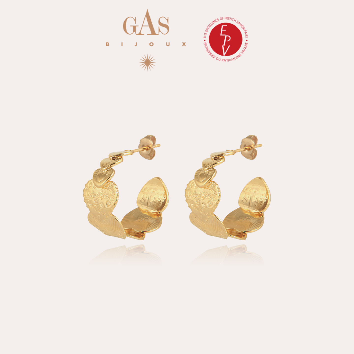  【七夕】 GASBIJOUX【法国进口】LOVE系列耳环时尚气质轻奢耳环