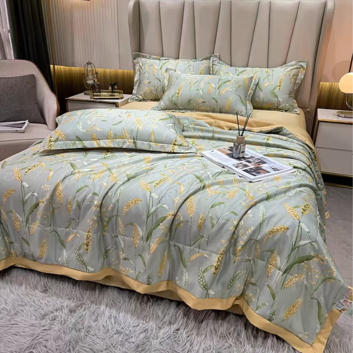 高档莱赛尔天丝可机水洗空调被薄款被子被芯NT