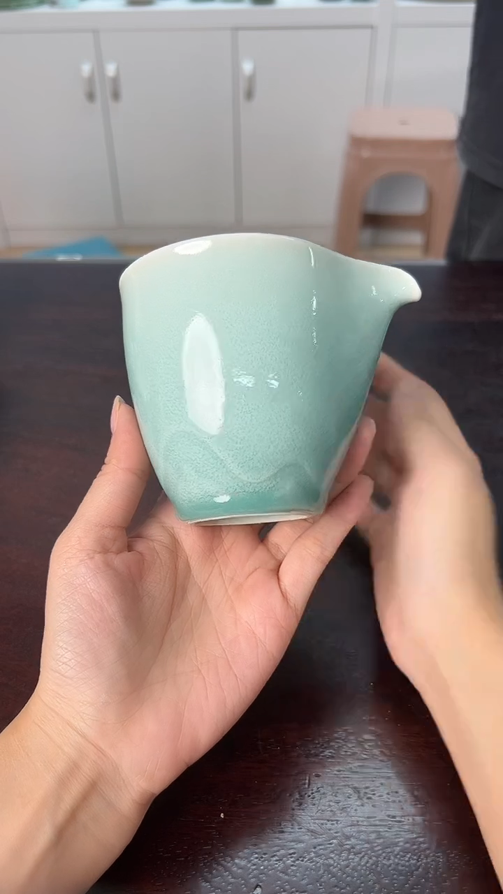 龙泉云间青瓷小米茶器