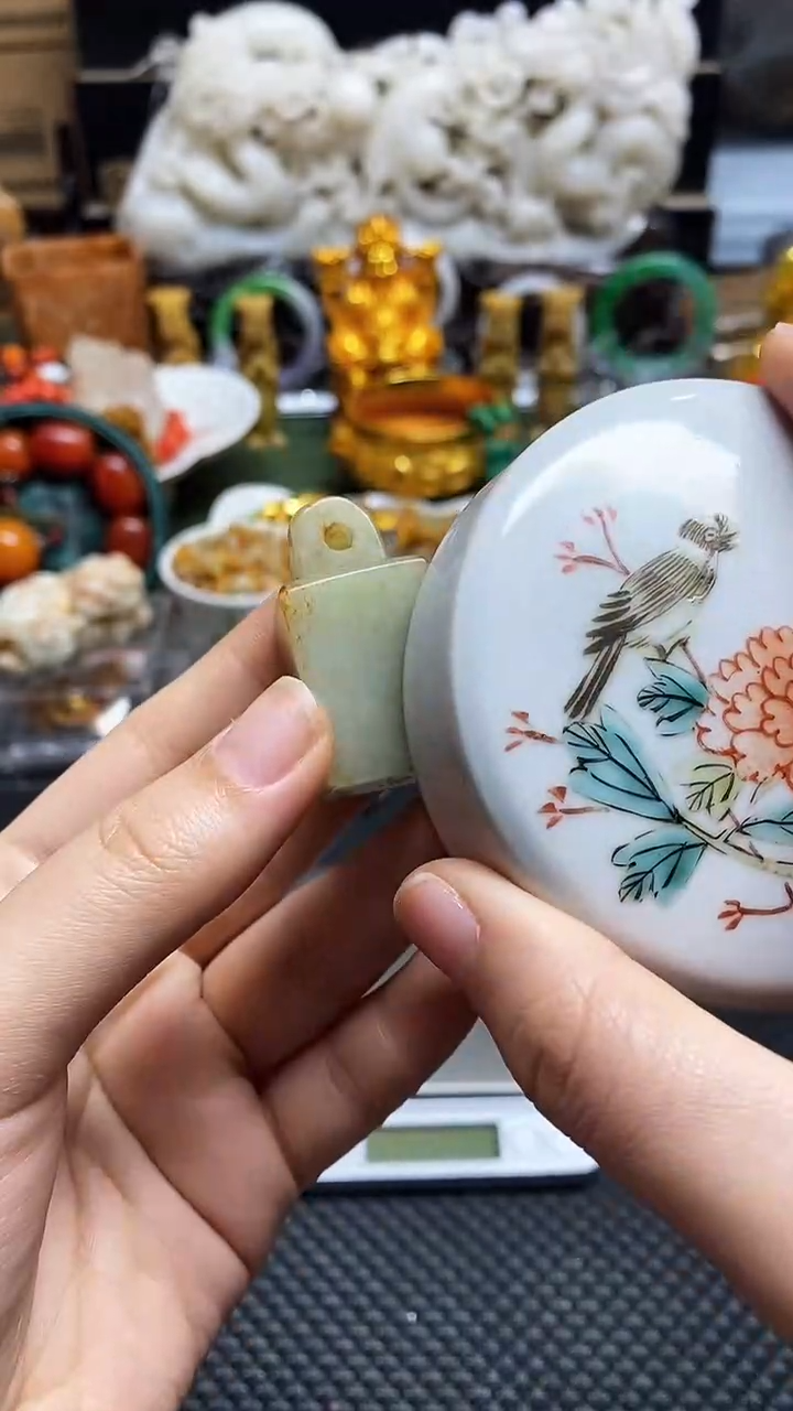 【闪购商品】瓷片瓷片瓷器 摆件1个