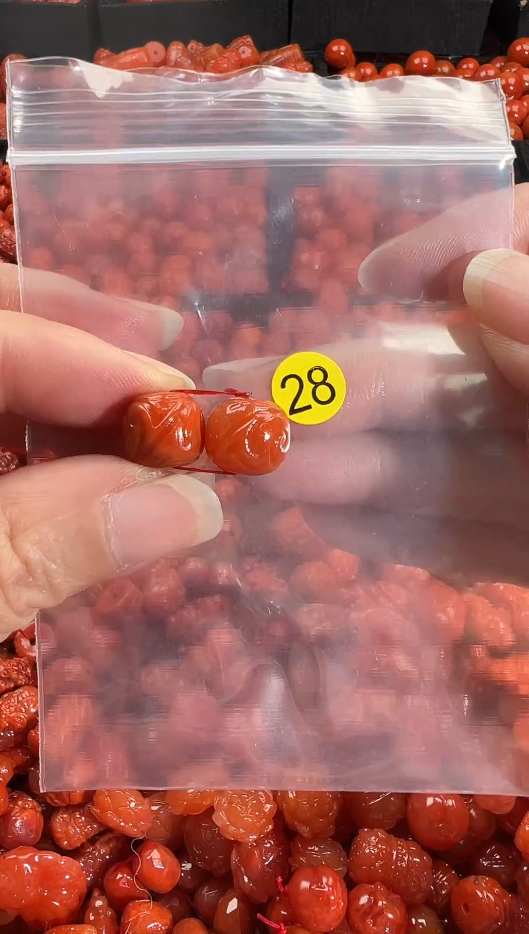 颈饰未镶嵌南红玛瑙1