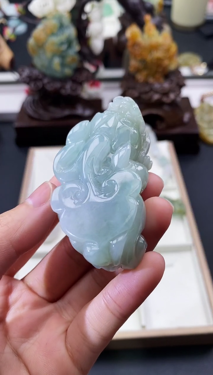 颈饰未镶嵌翡翠天然缅甸A货翡翠