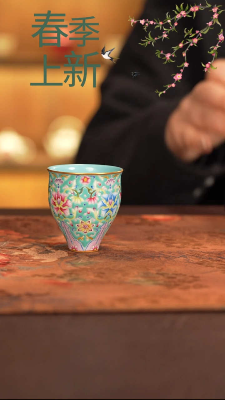 【闪购商品】杯子溢珍堂景德镇纯手工陶瓷