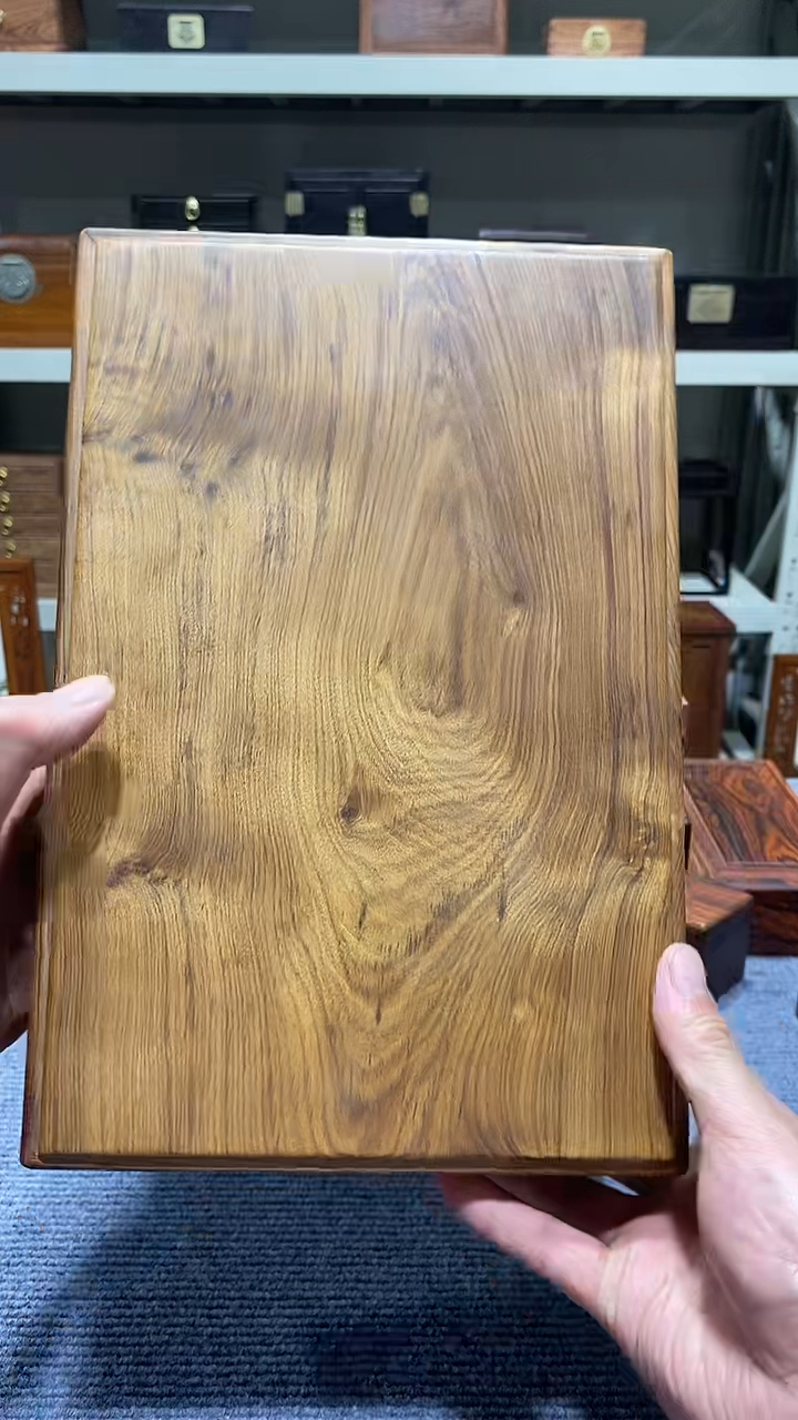 【闪购商品】木 檀香木 翻盖盒28*18*11