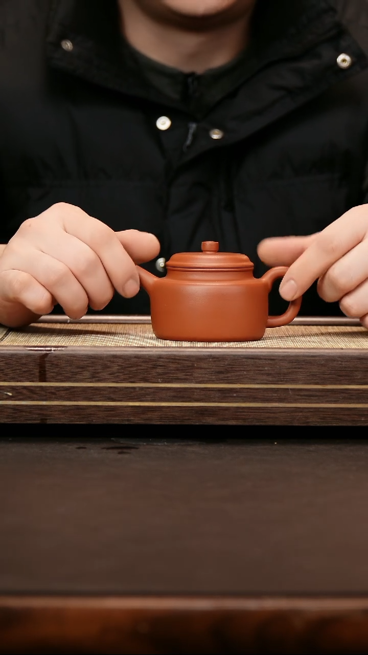 茶壶紫砂小煤窑朱泥 德钟