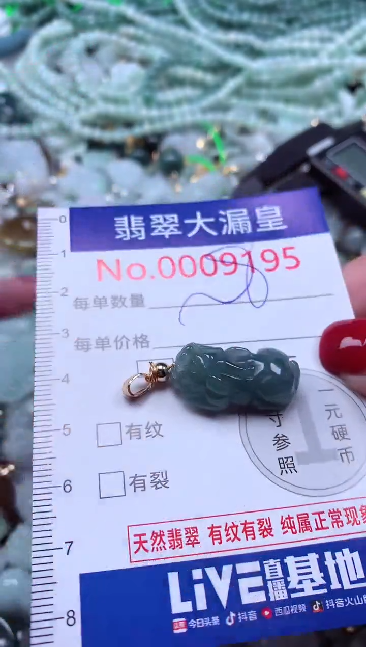 颈饰未镶嵌翡翠9195