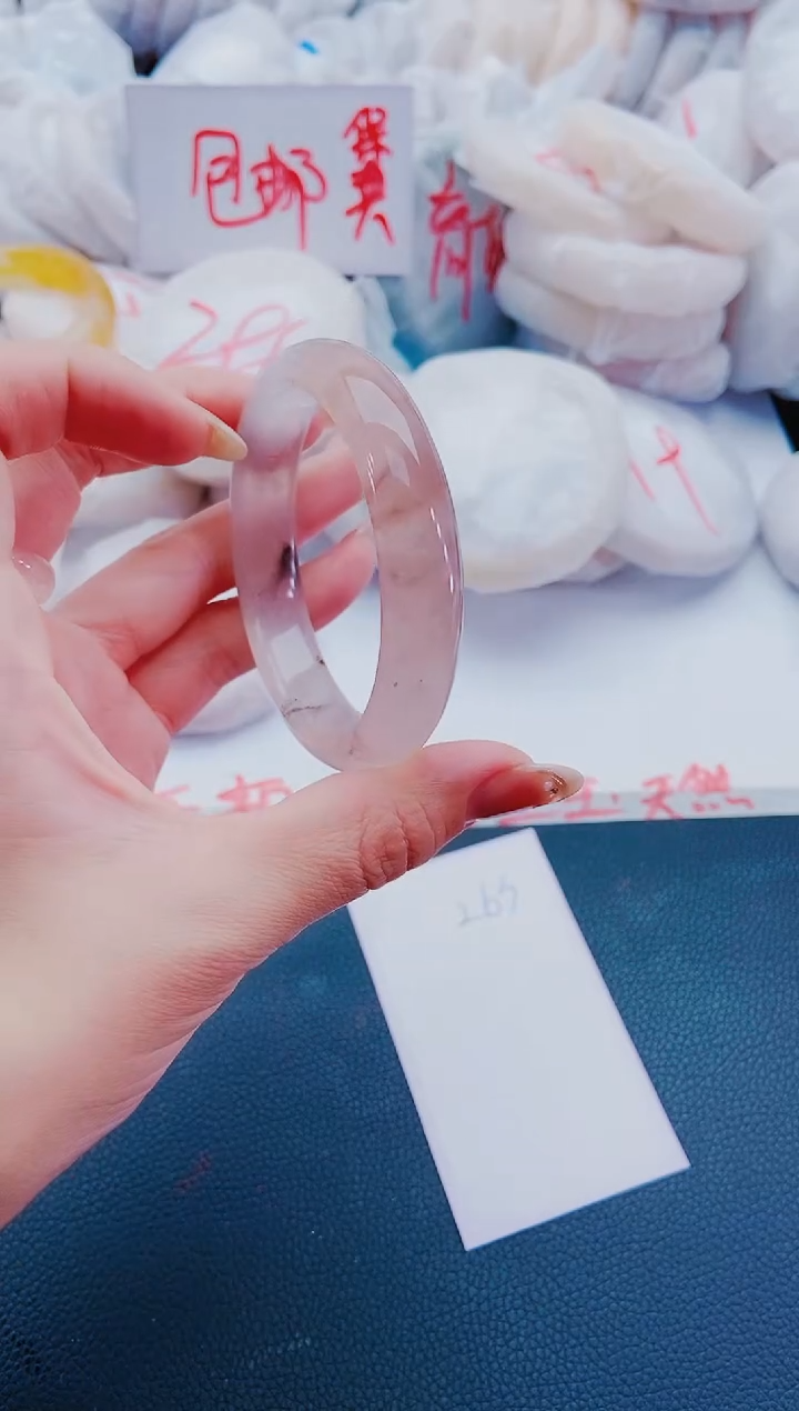 未镶嵌手镯石英质玉L63-55-56