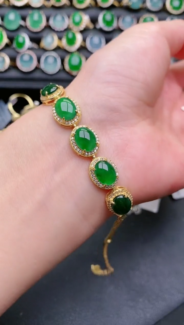 【闪购商品】翡翠戒指银S925镶嵌111111