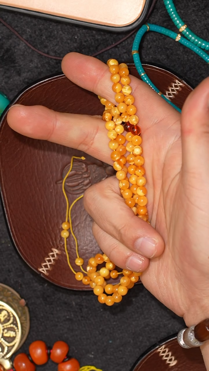 【闪购商品】蜜蜡套链未镶嵌冲赛康胡子哥，DIY一11