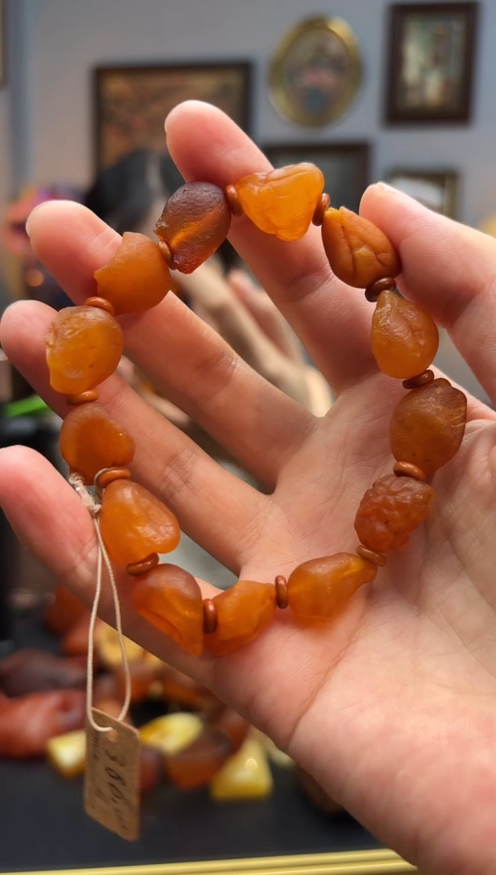 手串琥珀未镶嵌手串