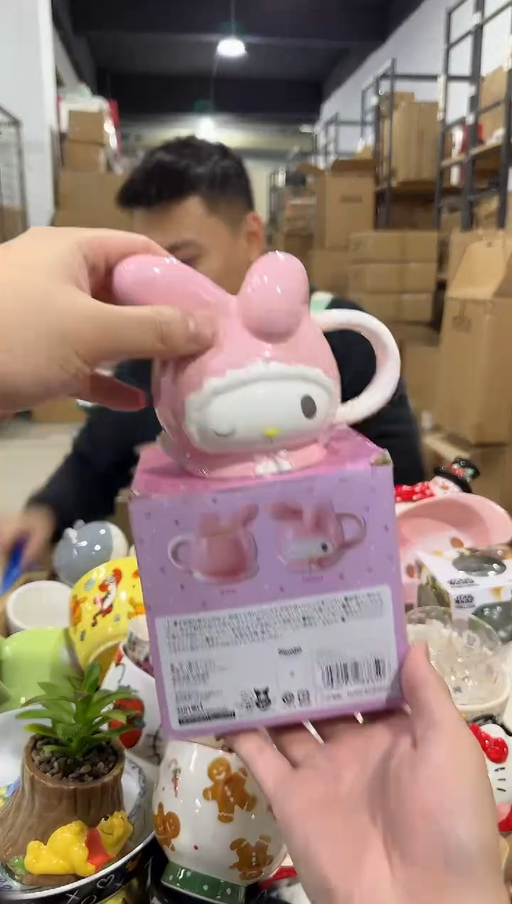 瓷片原盒美乐蒂50周年水杯