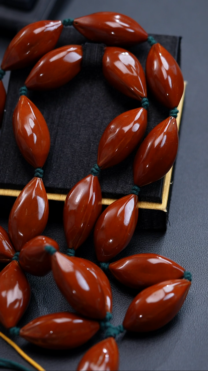 手串橄榄核李*素核脖挂