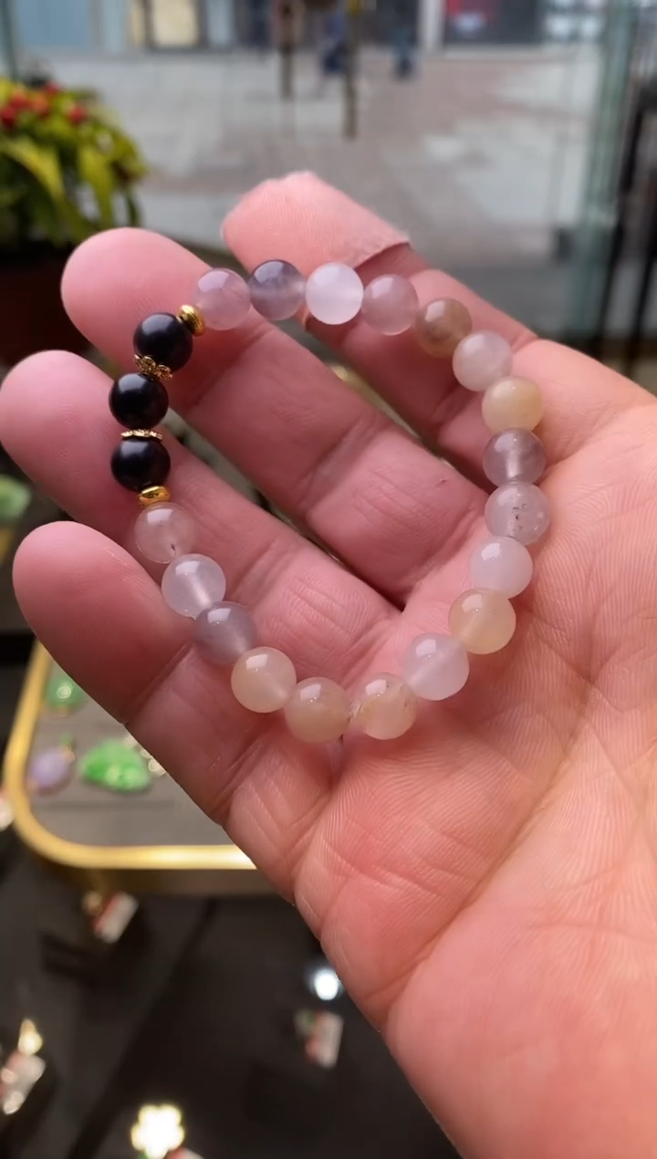 【闪购商品】石英质玉手链未镶嵌清仓福利