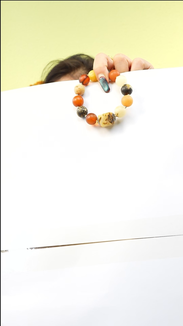 【闪购商品】琥珀手链未镶嵌多样性发一