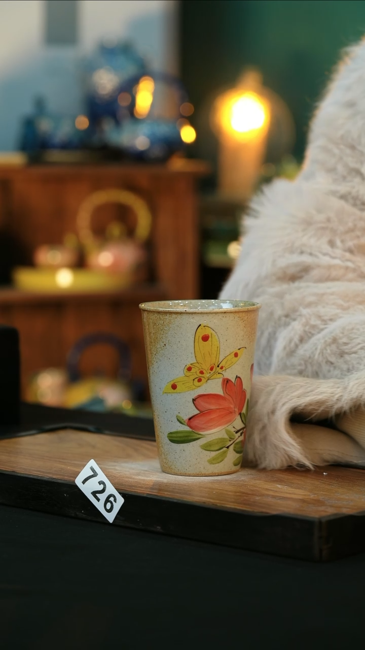 【闪购商品】杯手绘心瓷陶瓷浮力