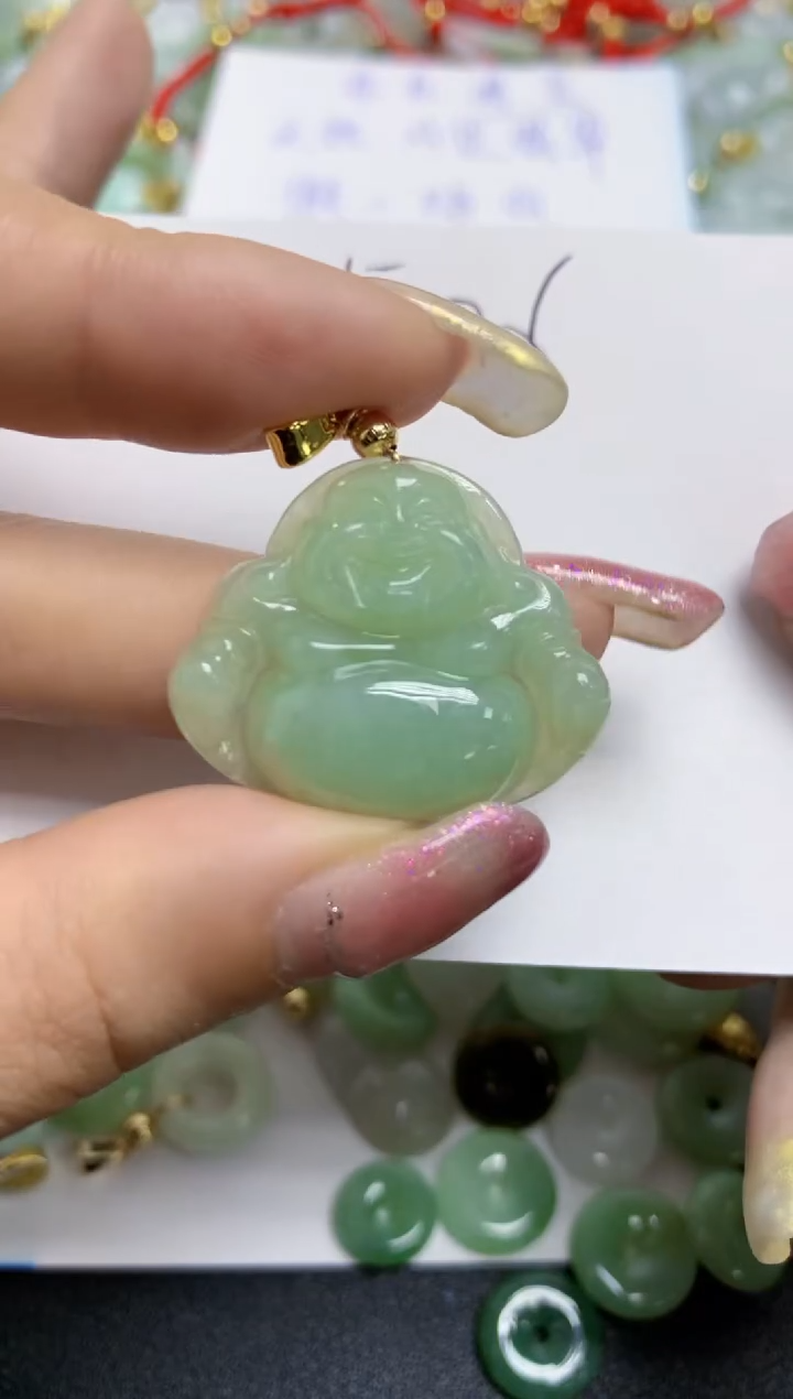 【闪购商品】翡翠颈饰合金506天然翡翠A货