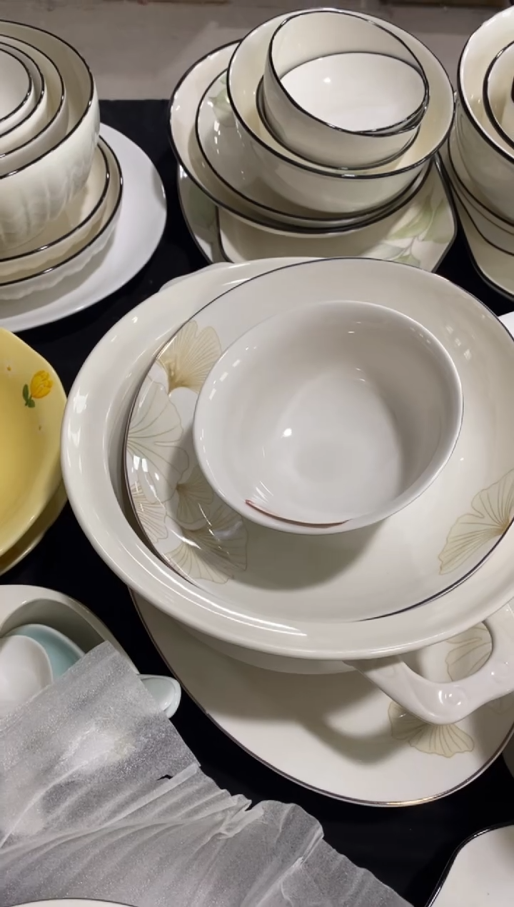 瓷幸福时光大套组，送个大汤勺