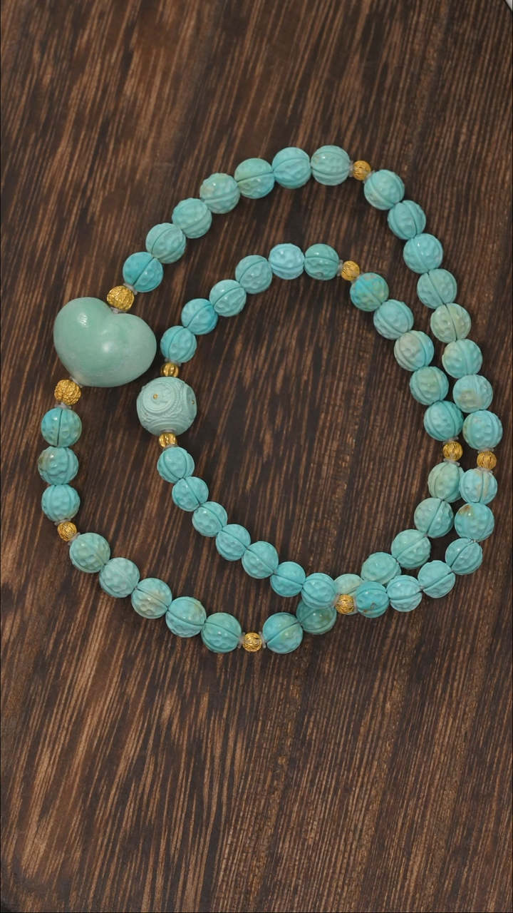 【闪购商品】绿松石手链18K金镶嵌1