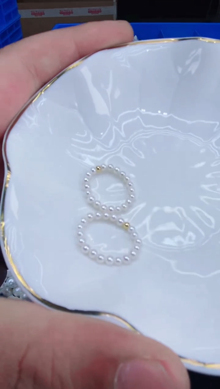 【闪购商品】淡水珍珠戒指银S925镶嵌戒指