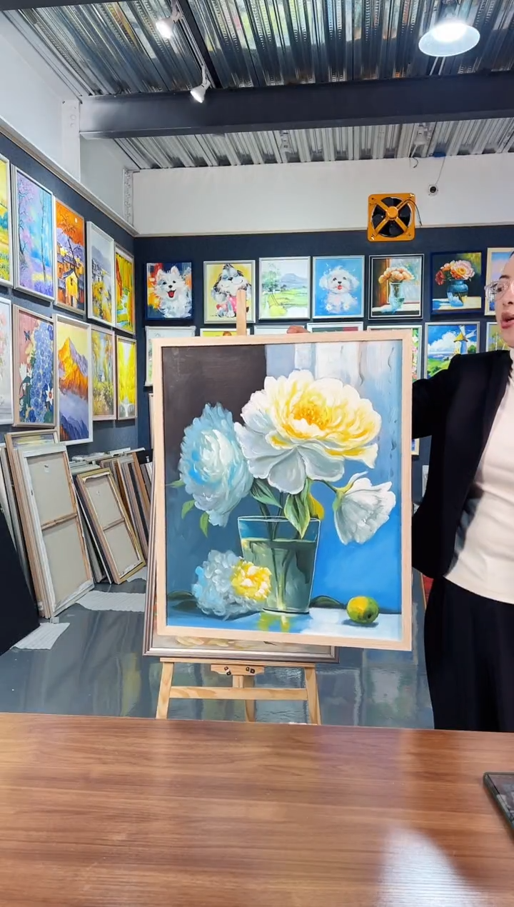 【闪购商品】油画7号 50*60 花卉-手绘油画