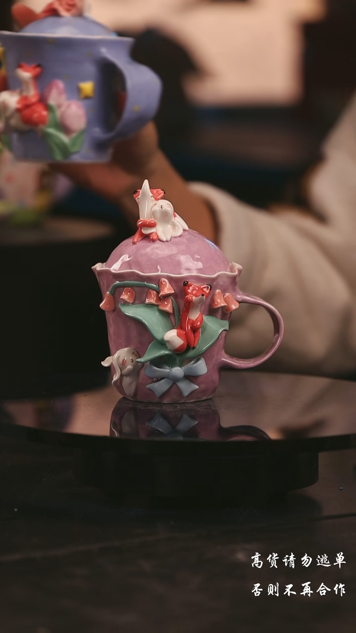 陶瓷景德镇可爱设计师款陶瓷 