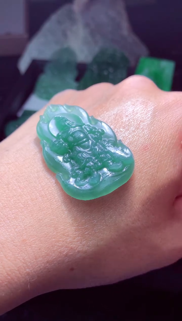 未镶嵌定制翡翠开*✨天然翡翠A货吊坠 官方基地发货
