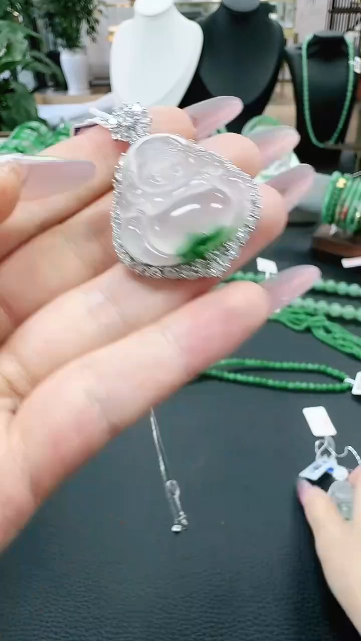 未镶嵌1石英质玉（非洲翠）元**乐/0612