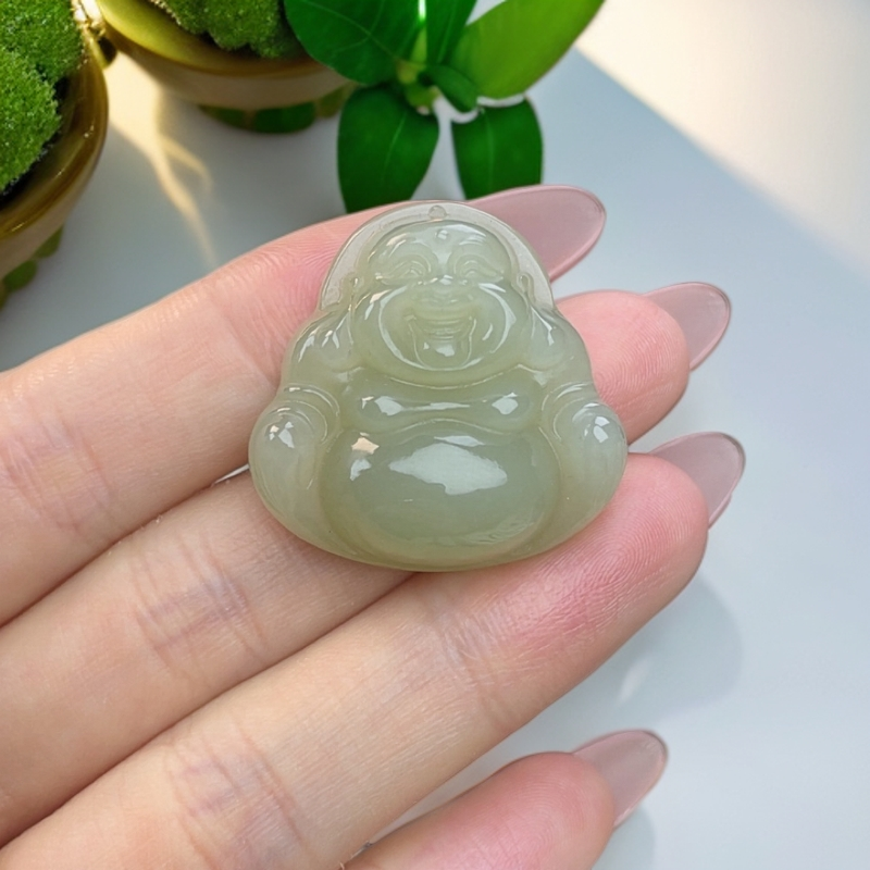 和田玉传承佛公弥勒佛