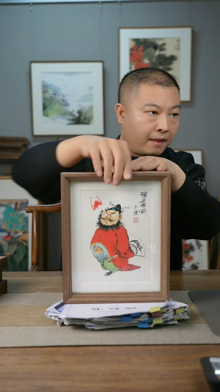 【闪购商品】书法协会会员老师带框作品-手书/绘同款作品