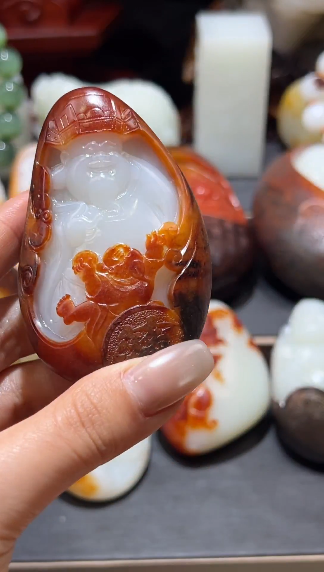 未镶嵌和田玉把件墨*和田玉